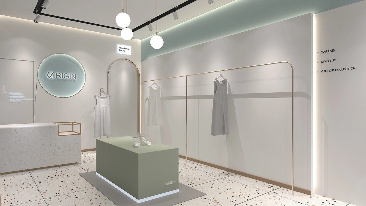 42平米女装专卖店装修设计效果图