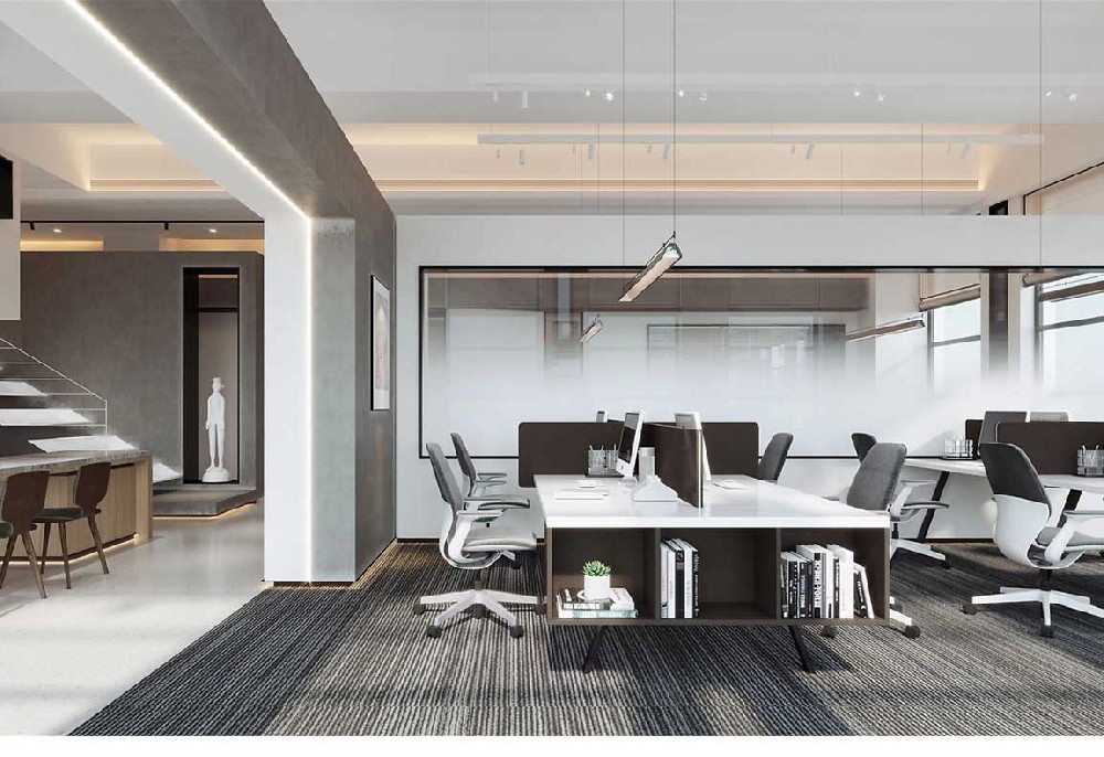 420平米郑州办公室装修设计效果图