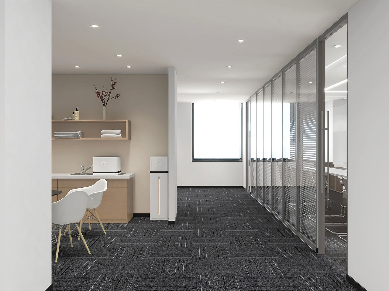 115平米郑州办公室装修设计效果图