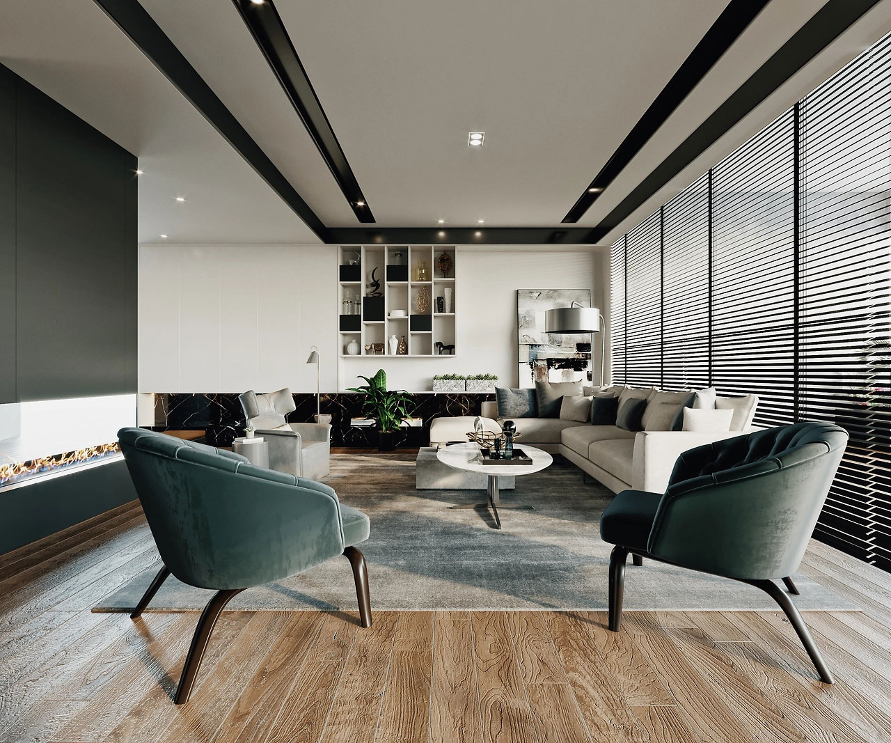 180平米郑州办公室设计装修效果图