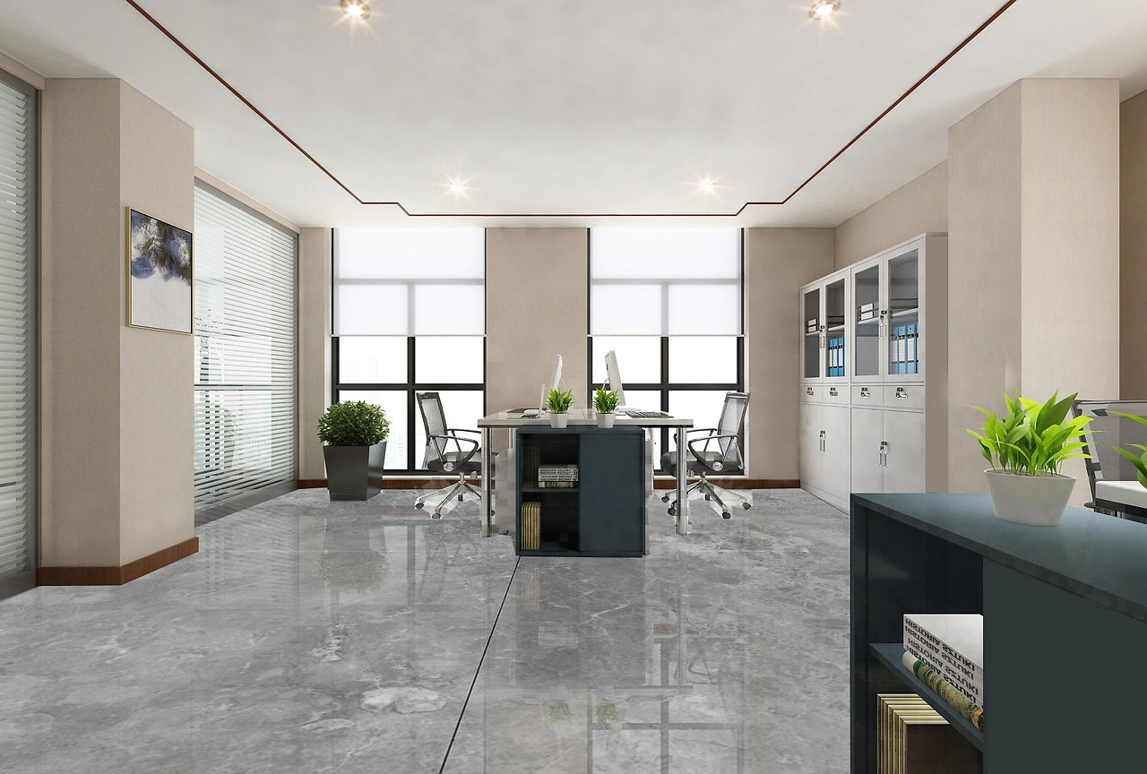 185平米简约时尚办公室装修设计效果图