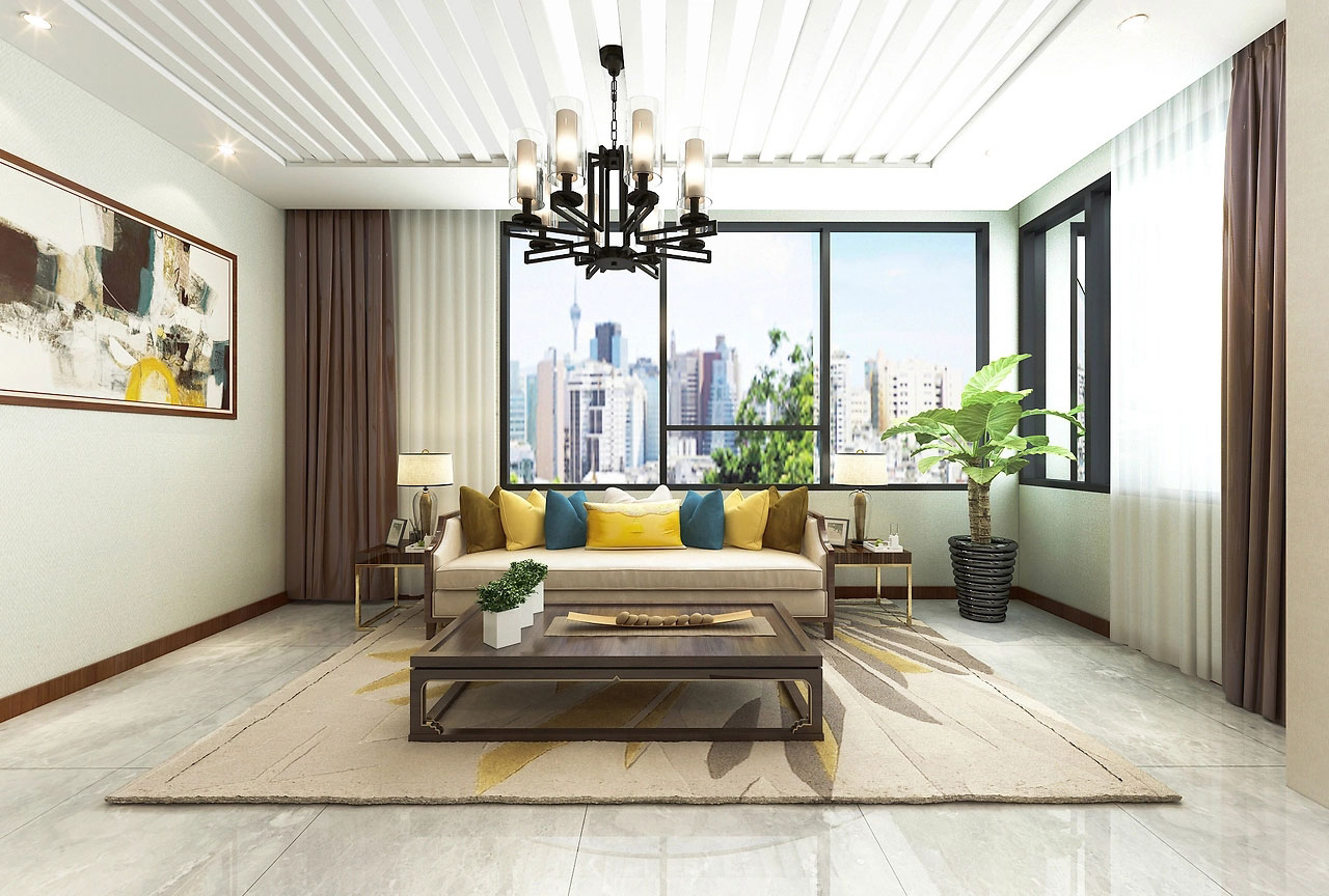 185平米简约时尚办公室装修设计效果图