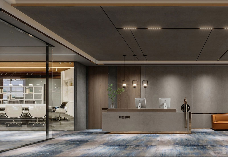 265平米高品质办公室装修设计效果图