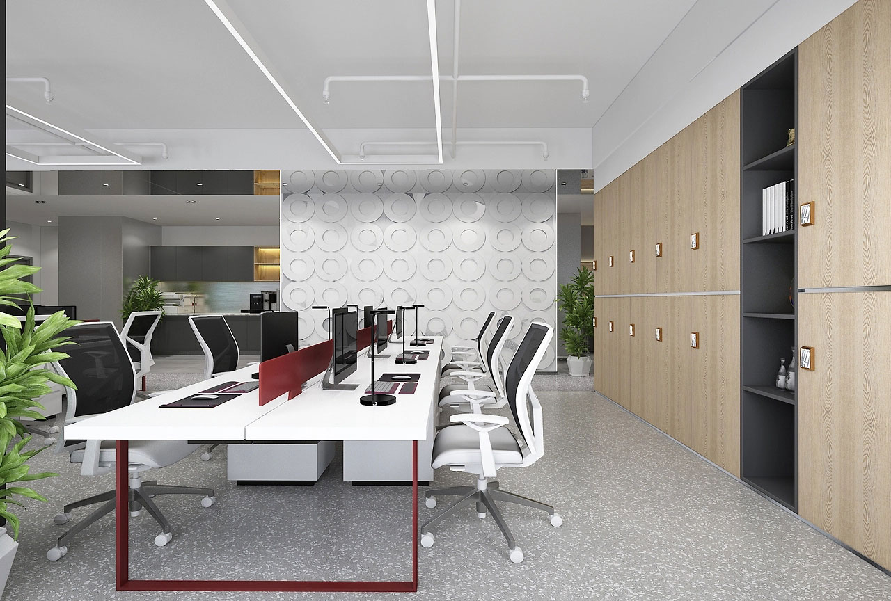 280平米郑州办公室装修设计方案效果图