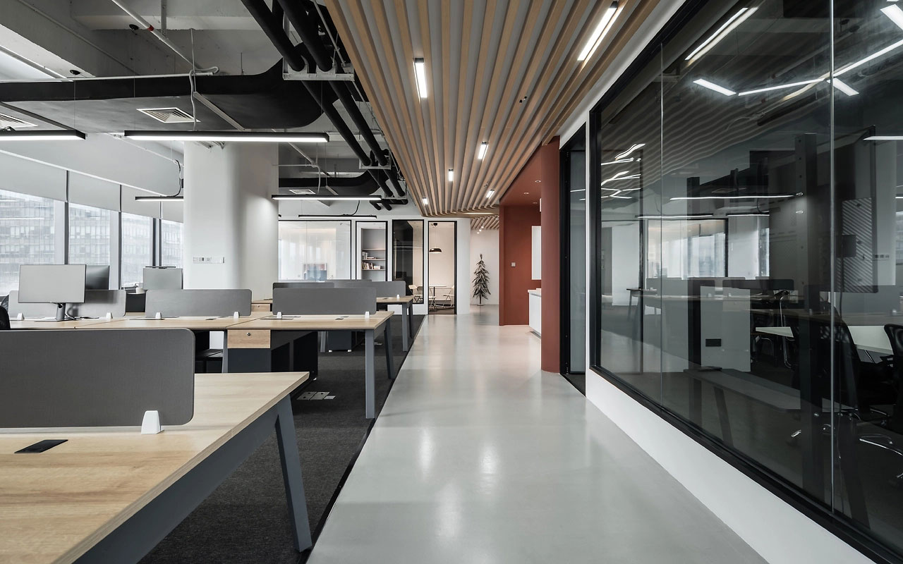 245平米郑州办公室装修实景案例图