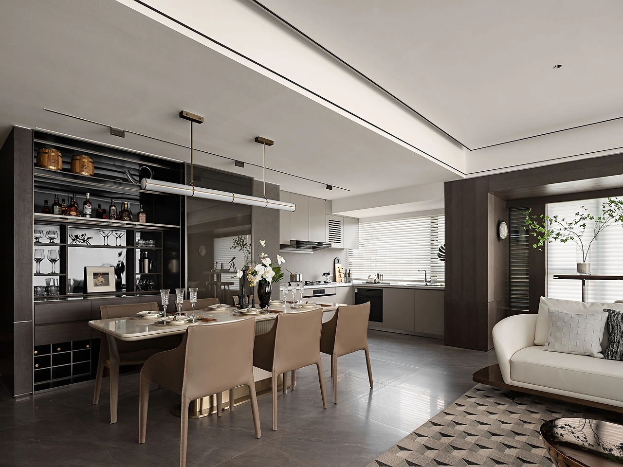 144平米美盛教育港湾家装设计装修效果图