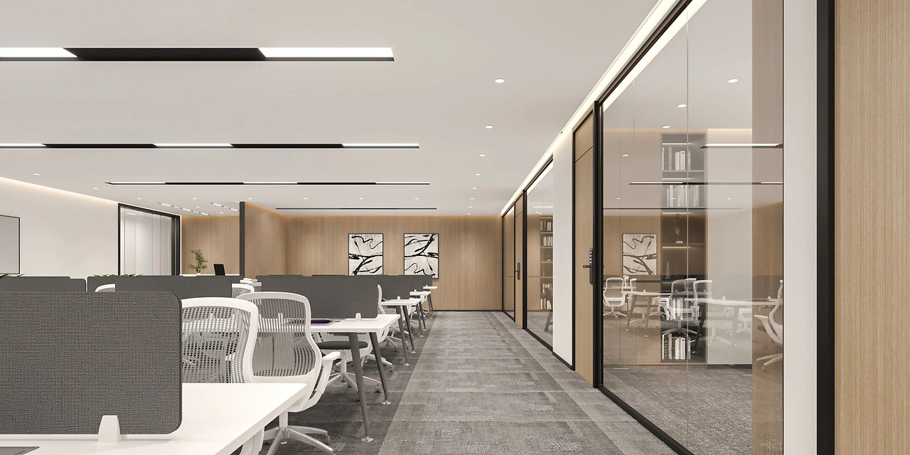 218平米郑州办公室装修设计效果图