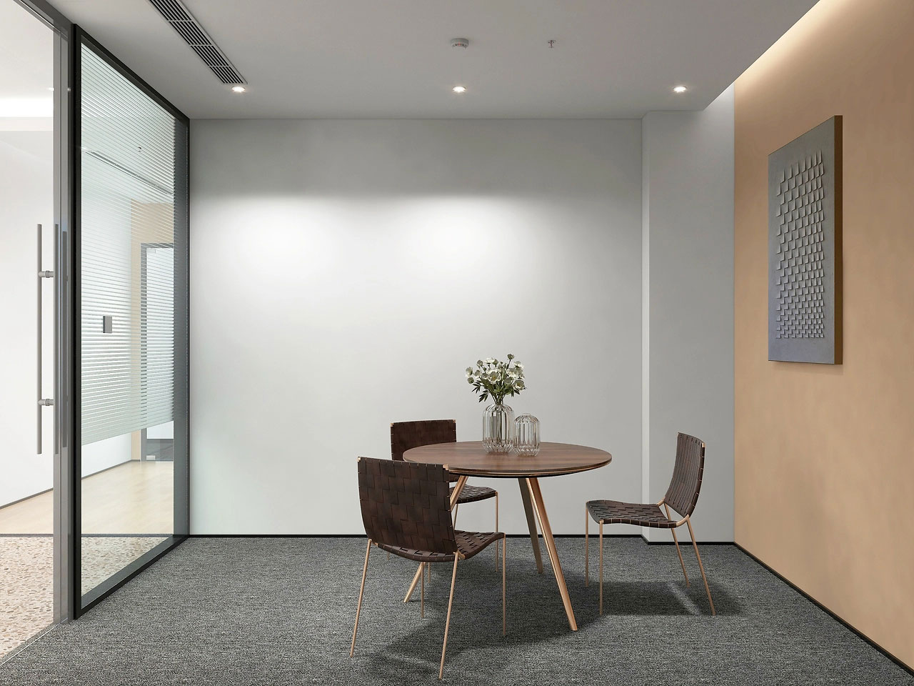 235平米办公室装修设计效果图