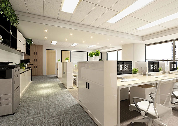 185平米郑州办公室装修设计效果图