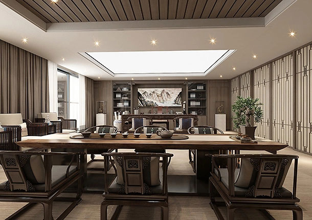 185平米郑州办公室装修设计效果图