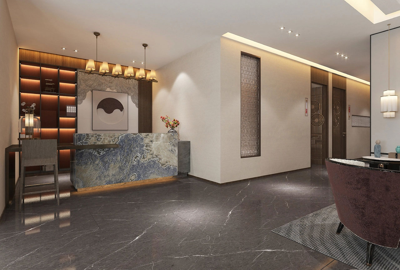 391平米郑州足浴店设计装修效果图