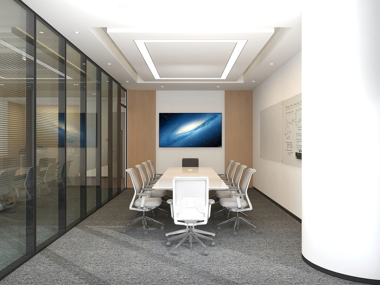 321平米郑州办公室设计效果图