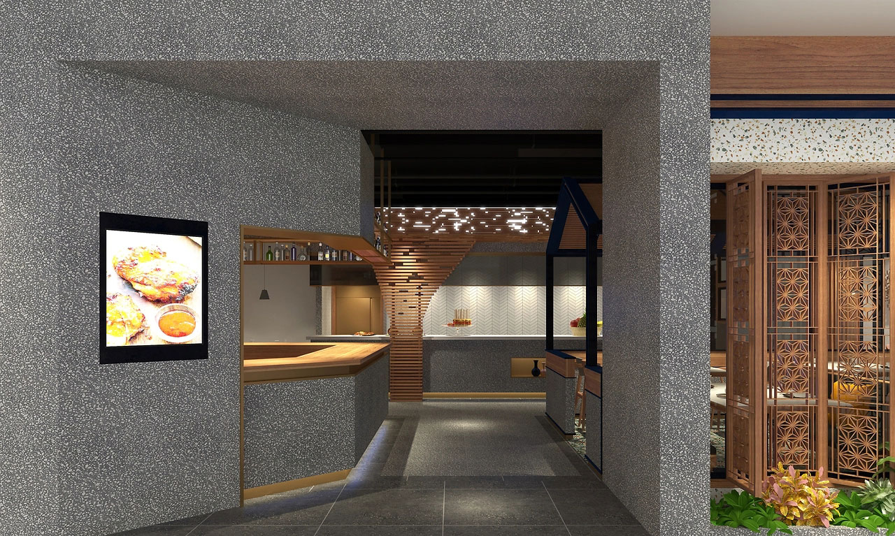 285平米郑州中餐厅装修设计效果图