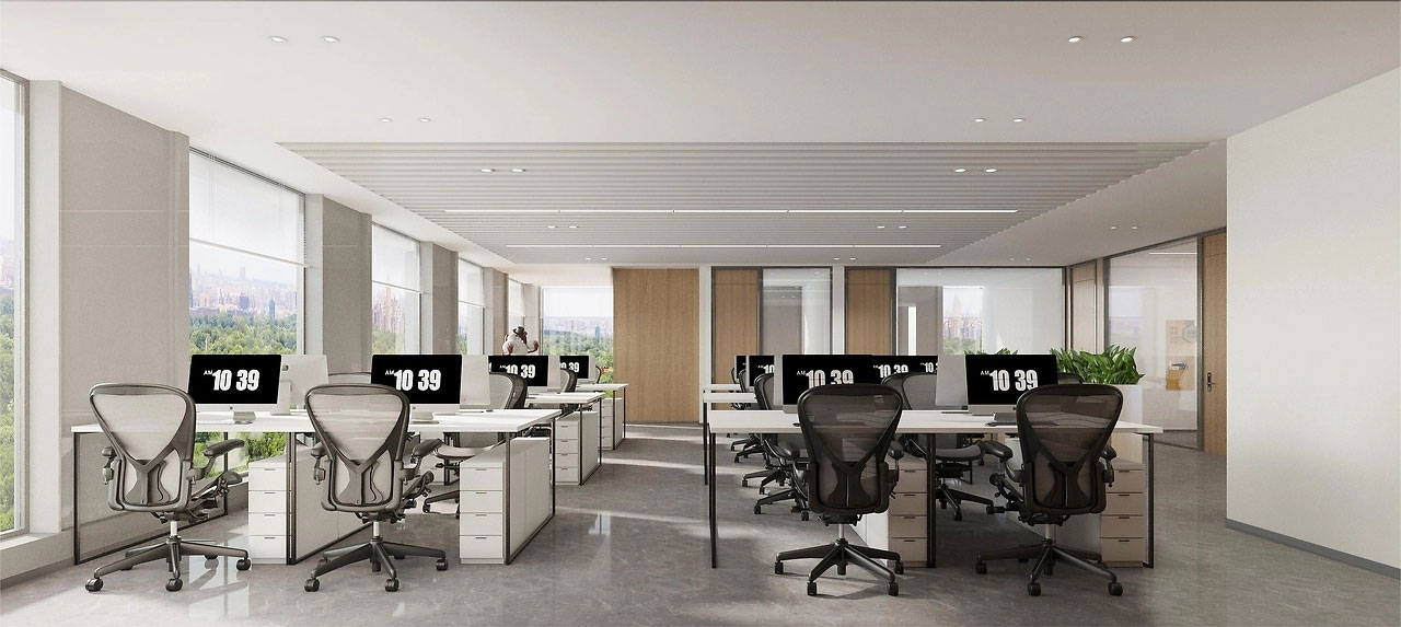 500平米郑州办公室装修设计效果图