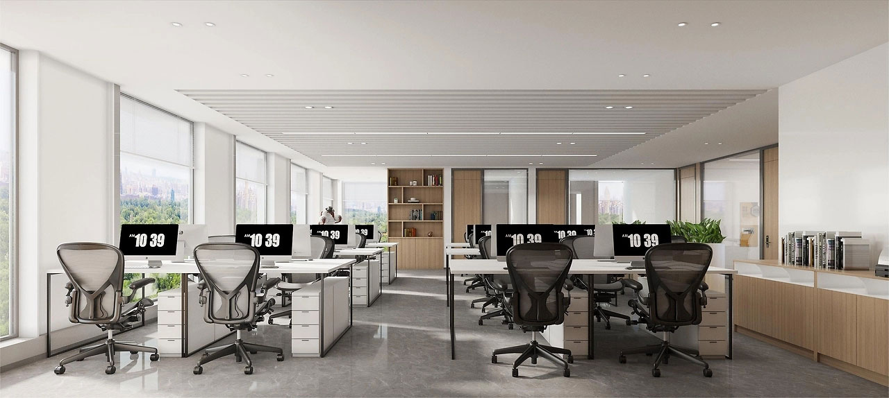 500平米郑州办公室装修设计效果图