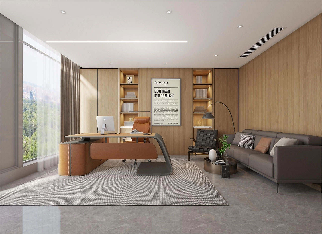 500平米郑州办公室装修设计效果图