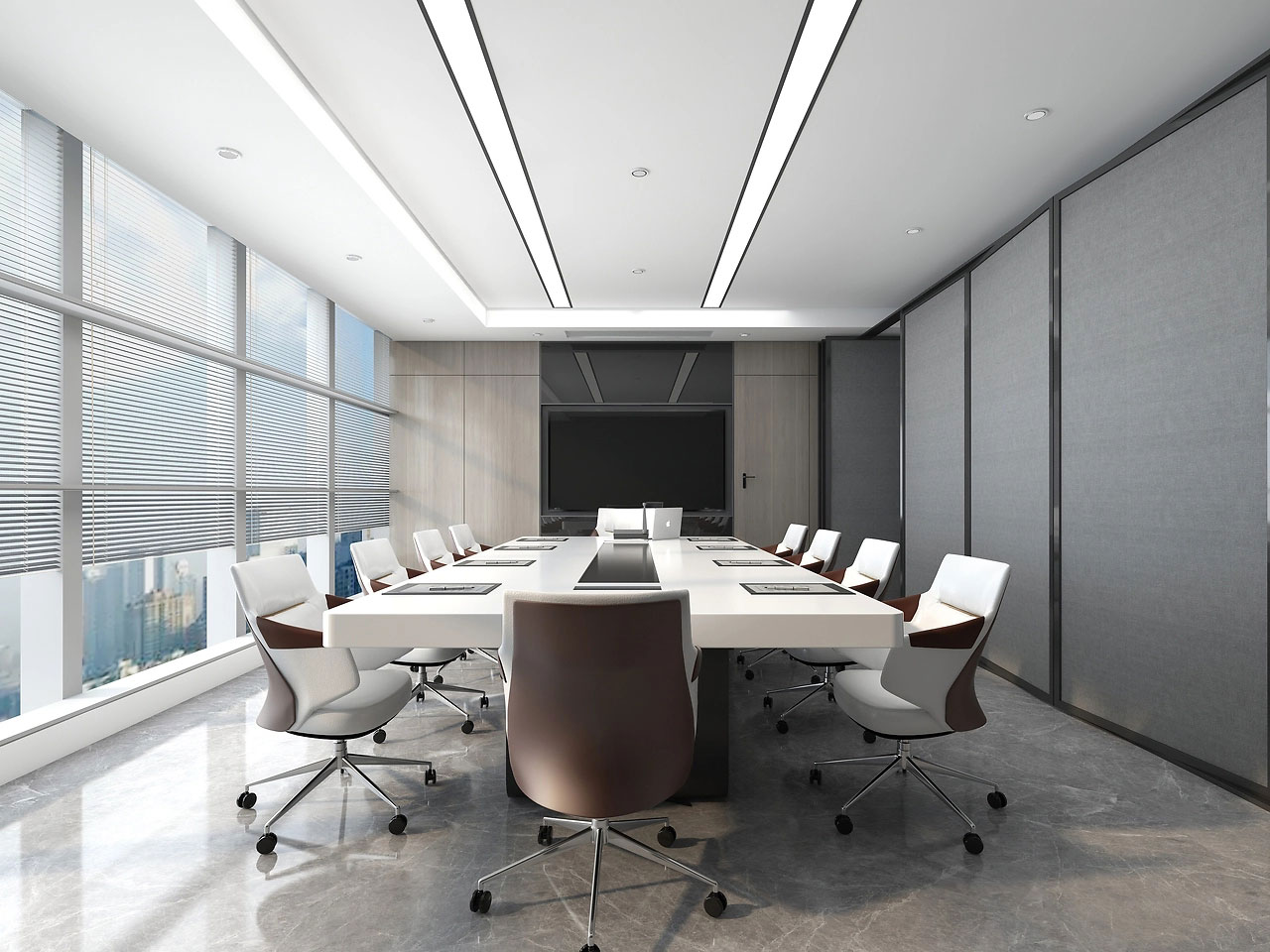 325平米郑州办公室装修效果图