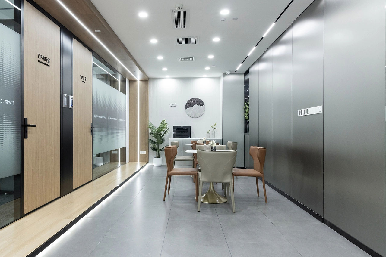 305平米郑州办公室装修设计效果图