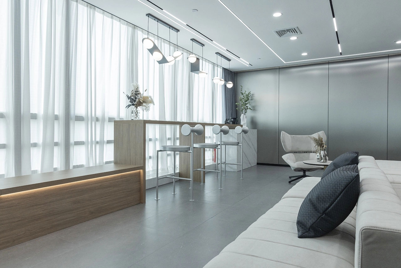 305平米郑州办公室装修设计效果图