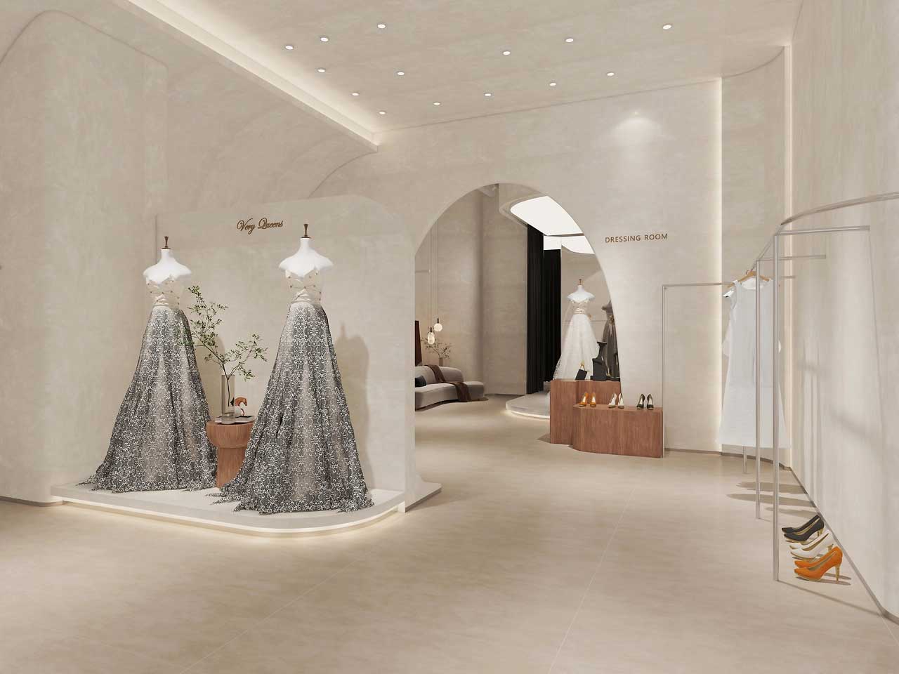 320平米郑州婚纱摄影店装修设计效果图