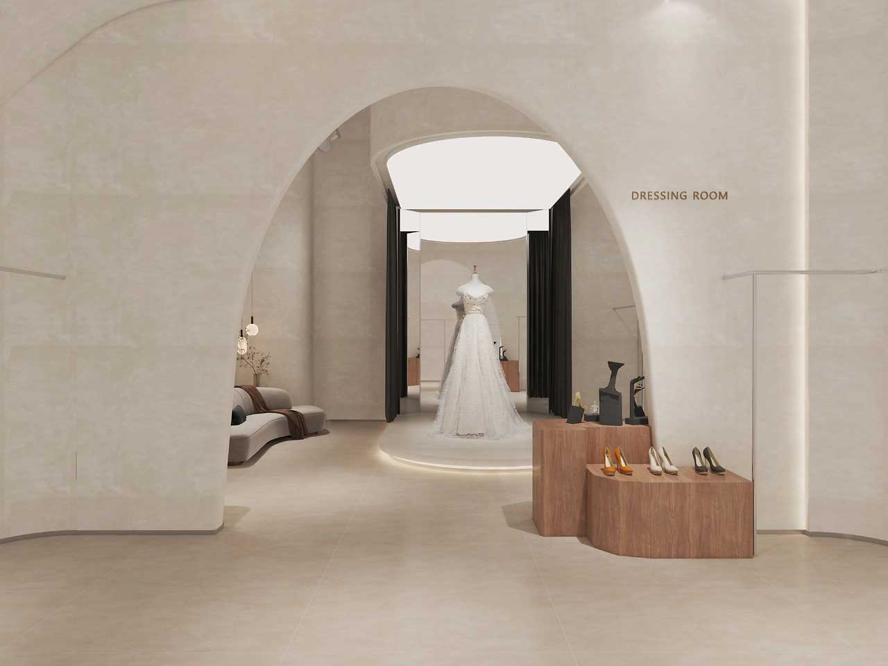 320平米郑州婚纱摄影店装修设计效果图