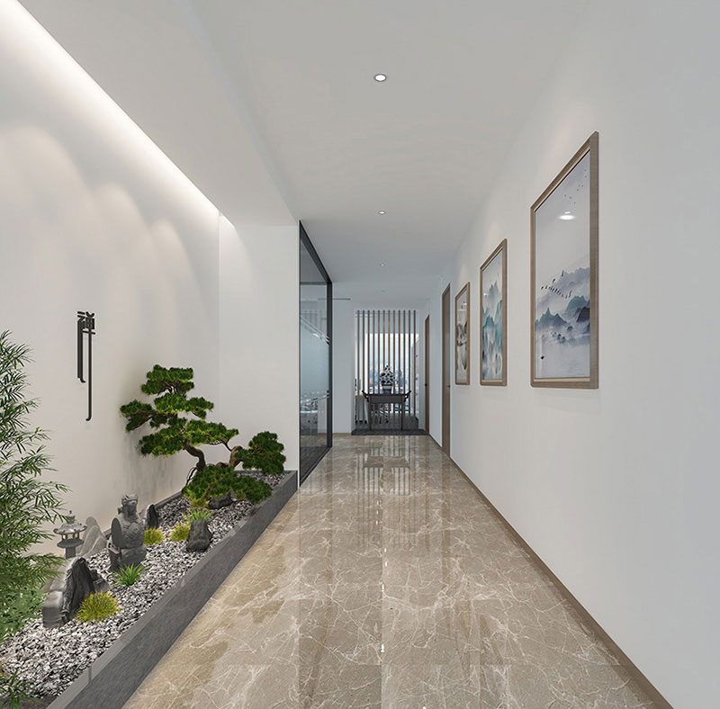 350平米郑州办公室装修施工效果图