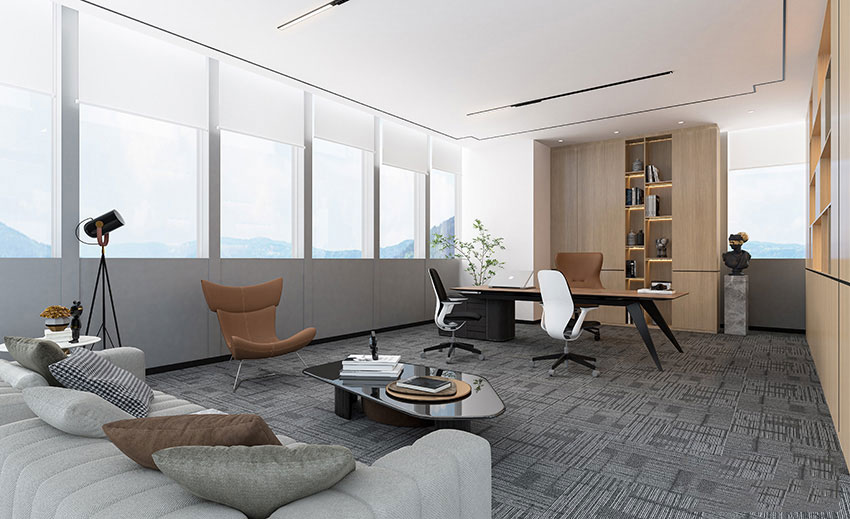 375平米郑州办公室装修设计效果图