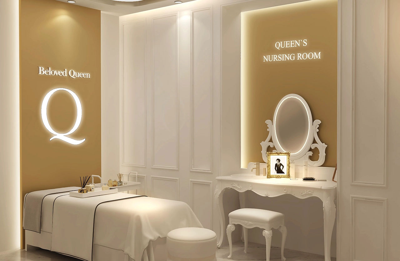 120平米品牌化妆品店面装修设计效果图