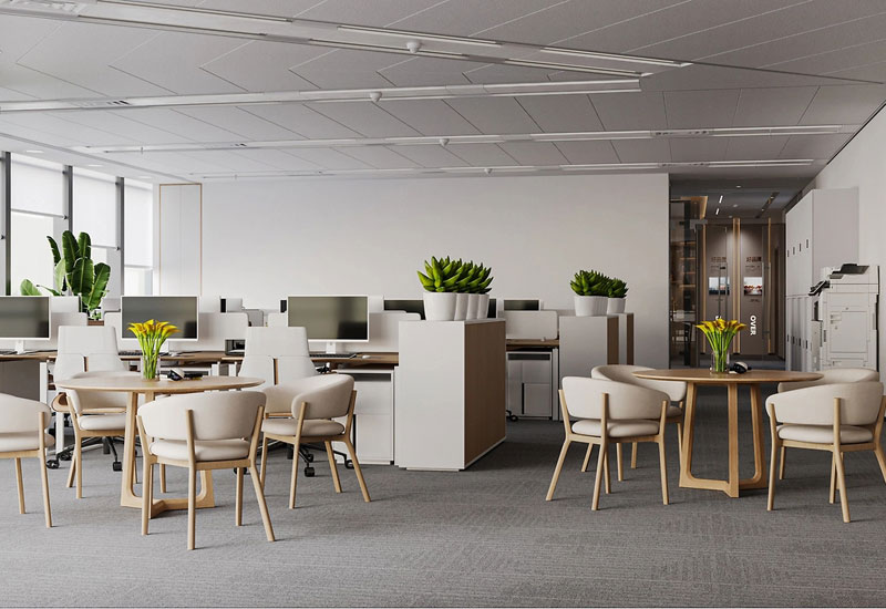 180平米办公室设计装修效果图