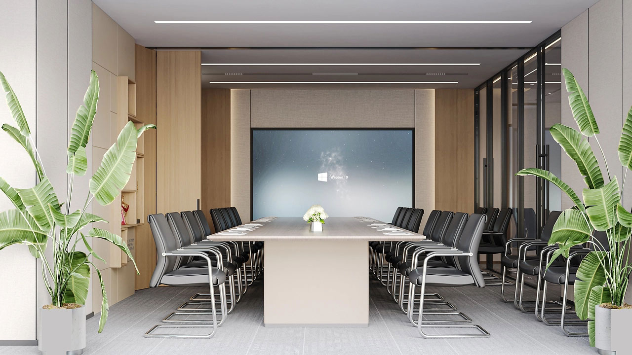 180平米办公室设计装修效果图