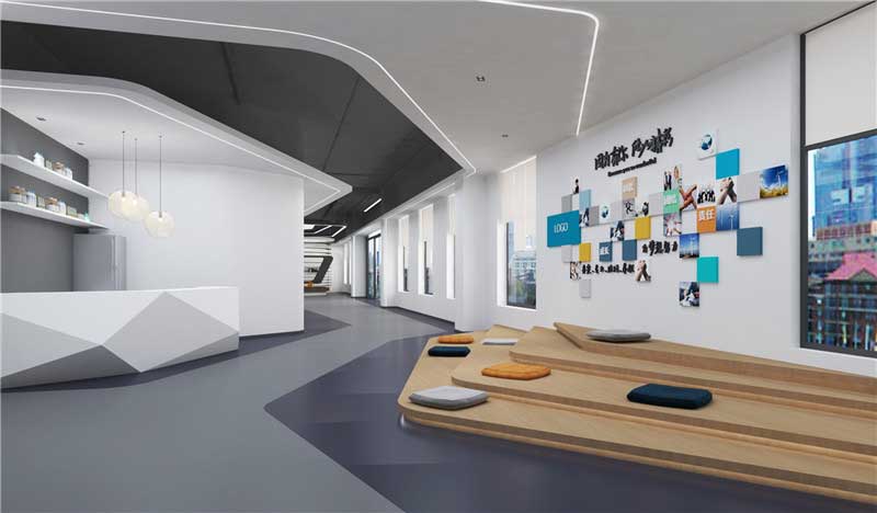 315平米企业办公室装修设计效果图