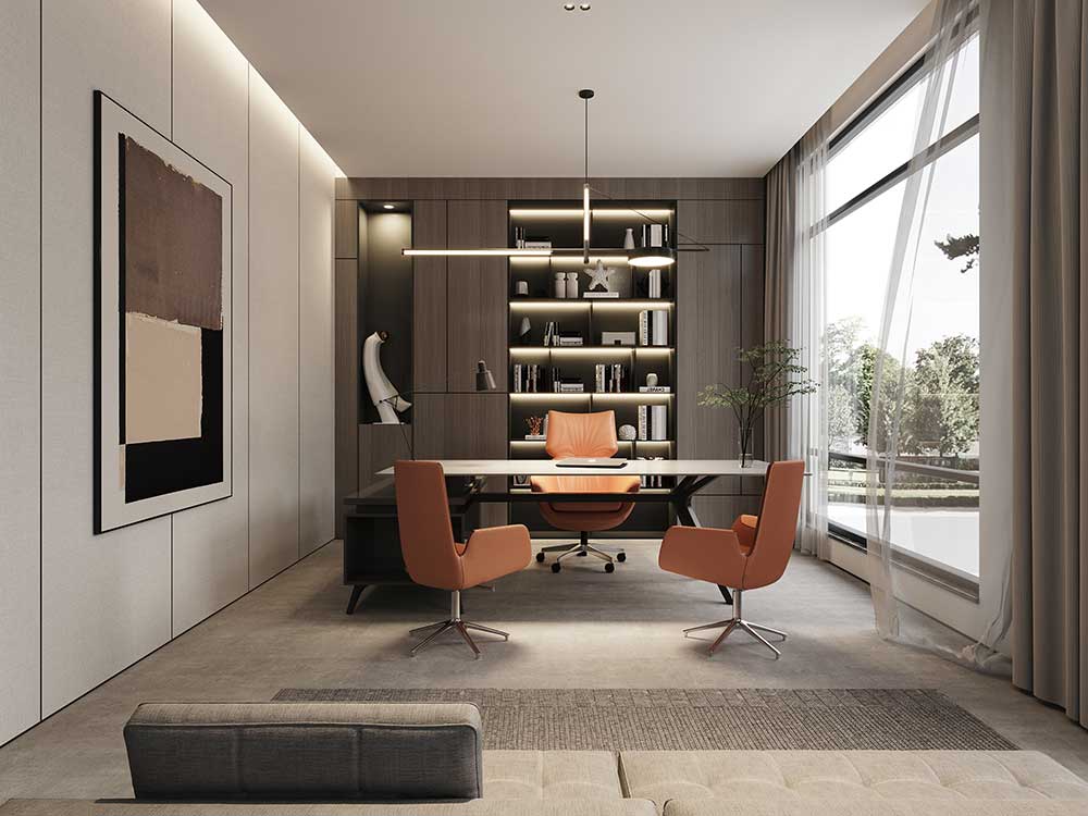 475平米郑州企业办公室设计效果图