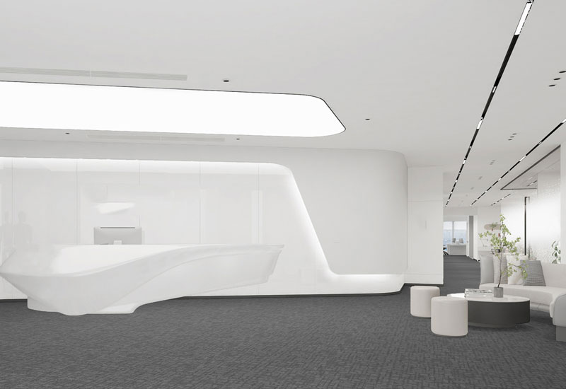 517平米办公室装修设计效果图