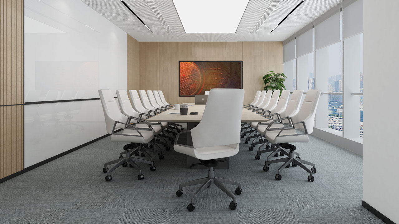 517平米办公室装修设计效果图