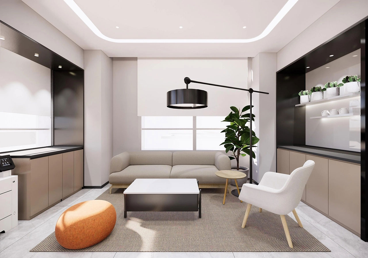 255平米郑州办公室设计装修效果图