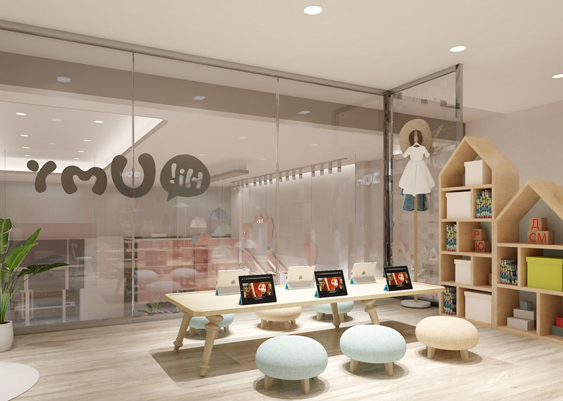 60平米郑州童装店面设计装修效果图
