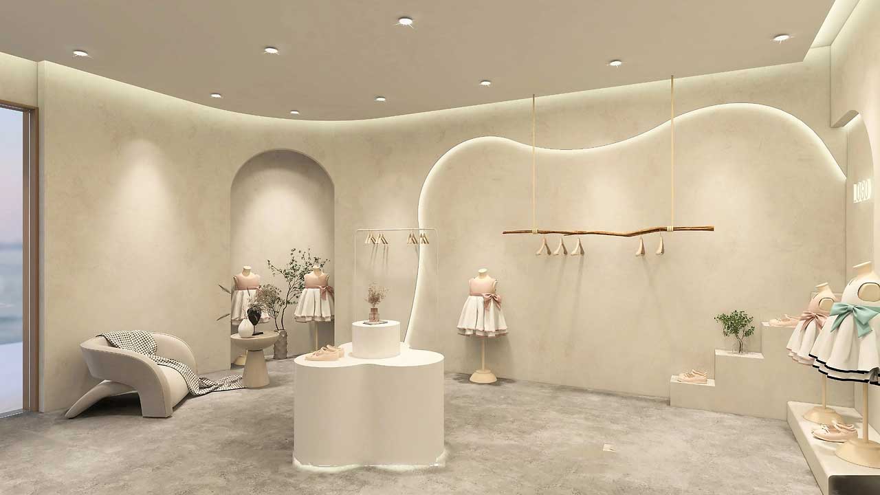 35平米童装直播间设计效果图