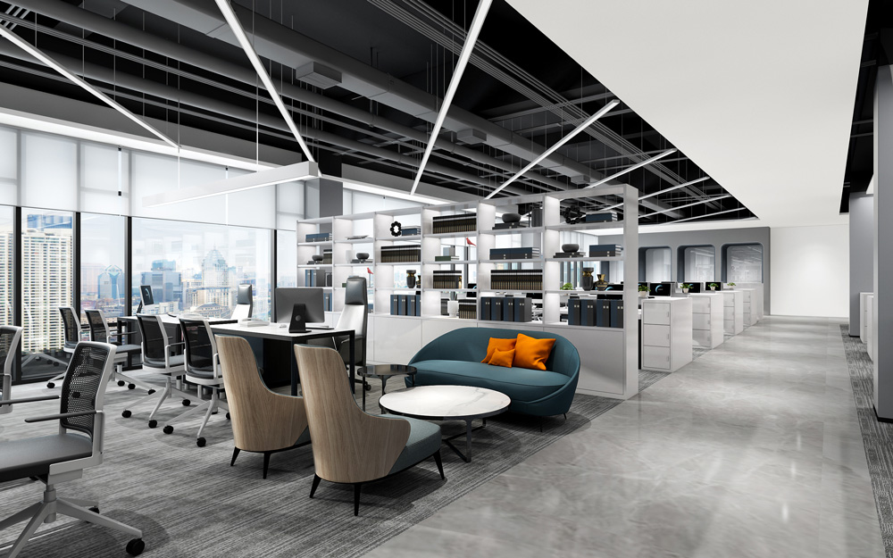 600平米郑州办公室装修设计效果图