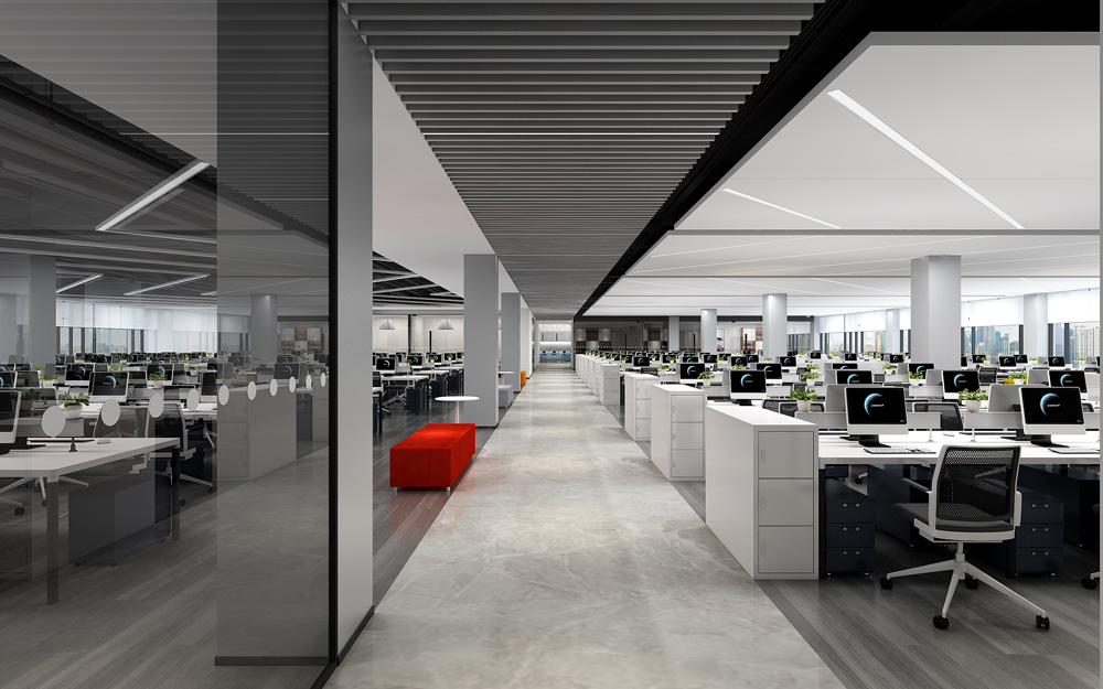 600平米郑州办公室装修设计效果图