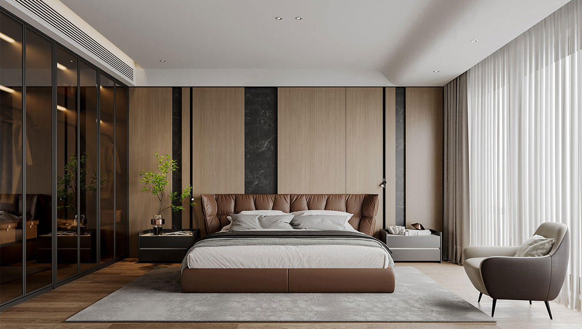 碧桂园豪园143平米现代简约风四居室装修效果图