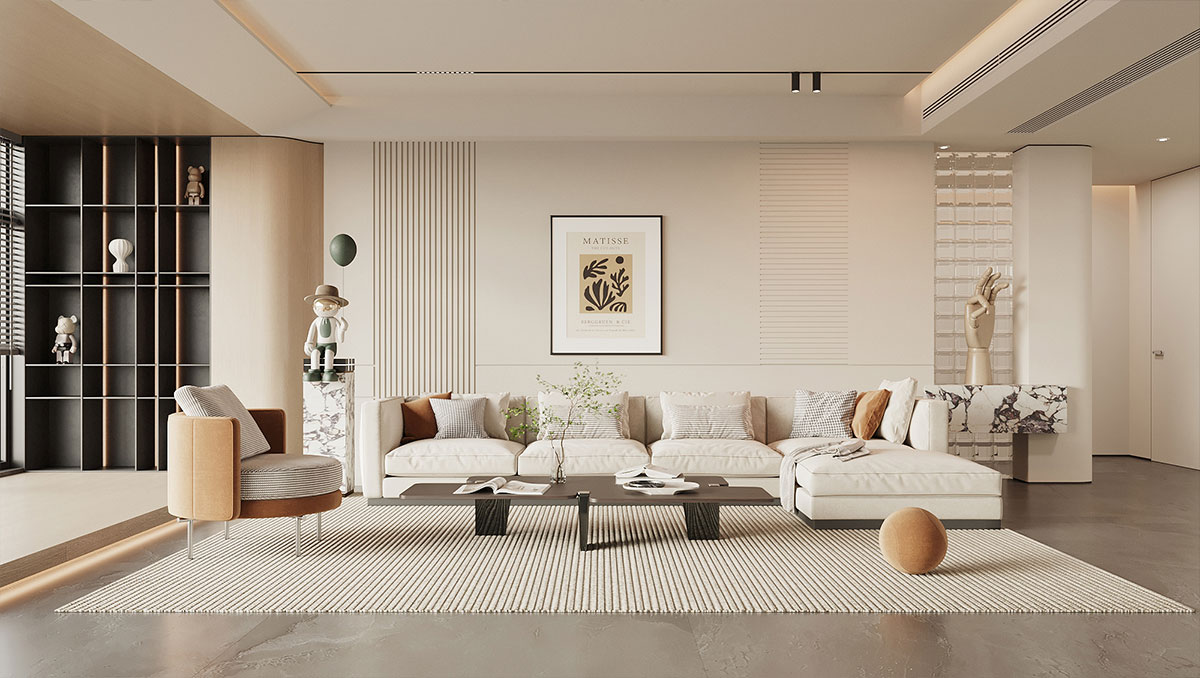 碧桂园豪园143平米现代简约风四居室装修效果图