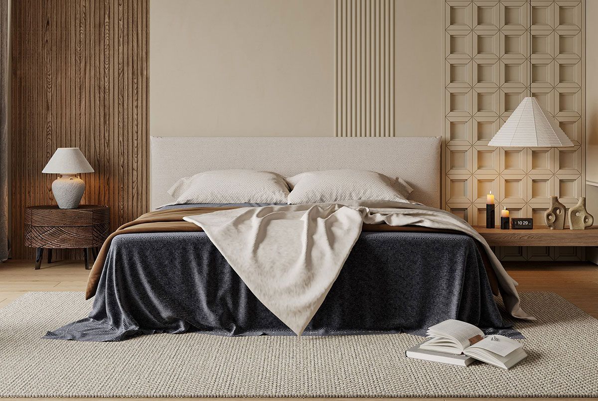 腾威城140平米中古风四居室装修效果图