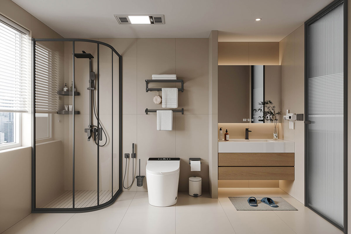 美林上苑168平米现代简约风格四居室装修效果图