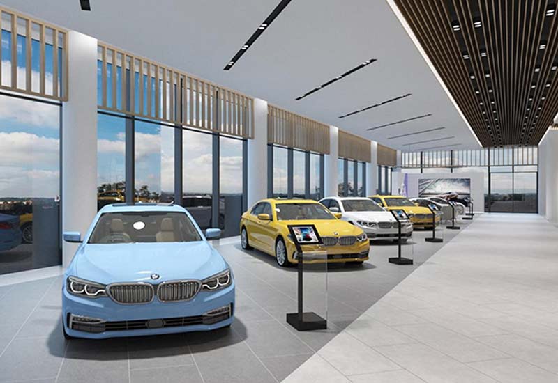 3200平米汽车展厅装修设计效果图