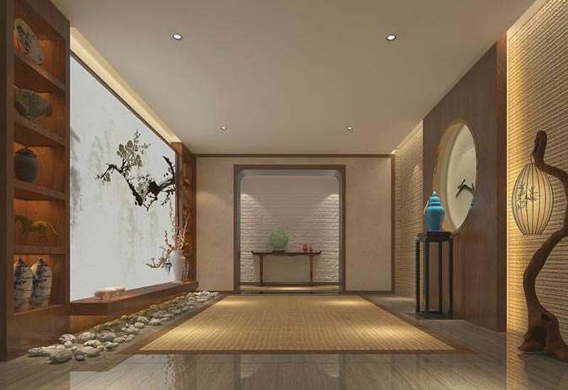 新中式精品酒店装修设计效果图