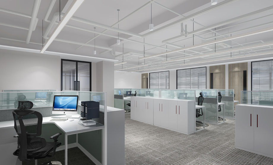 500平米郑州办公室设计施工效果图