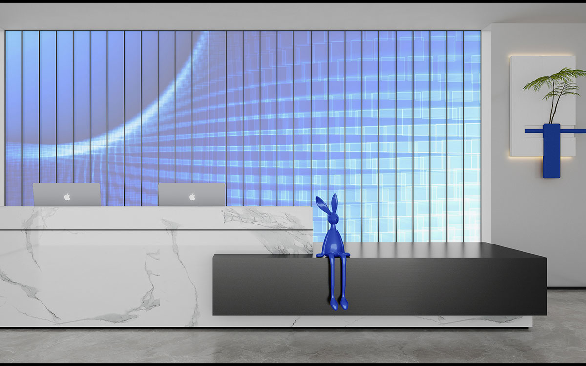 300平米电子商务公司办公室设计效果图