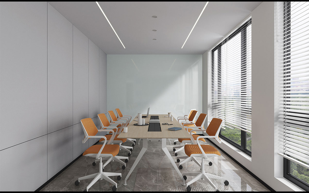 300平米电子商务公司办公室设计效果图