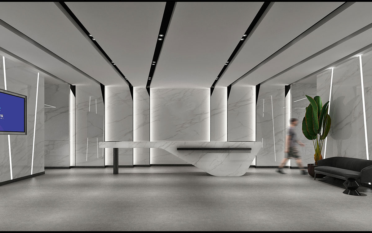 420平米传媒公司办公室设计效果图