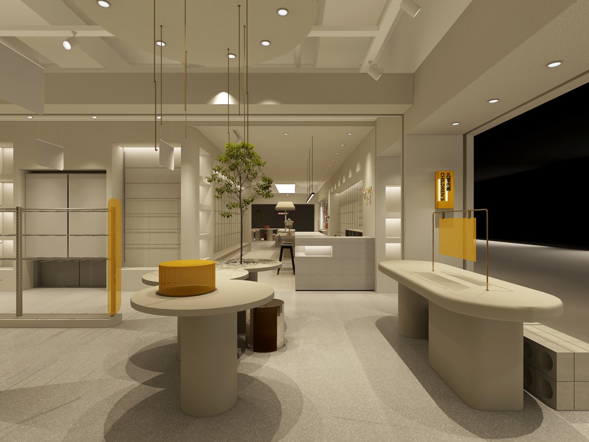 85平米郑州女装店铺装修设计效果图